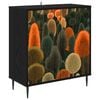 vidaXL Kabalas ZAANDAM Juodojo ąžuolo 69 x 33 x 76 cm Apdirbta mediena
