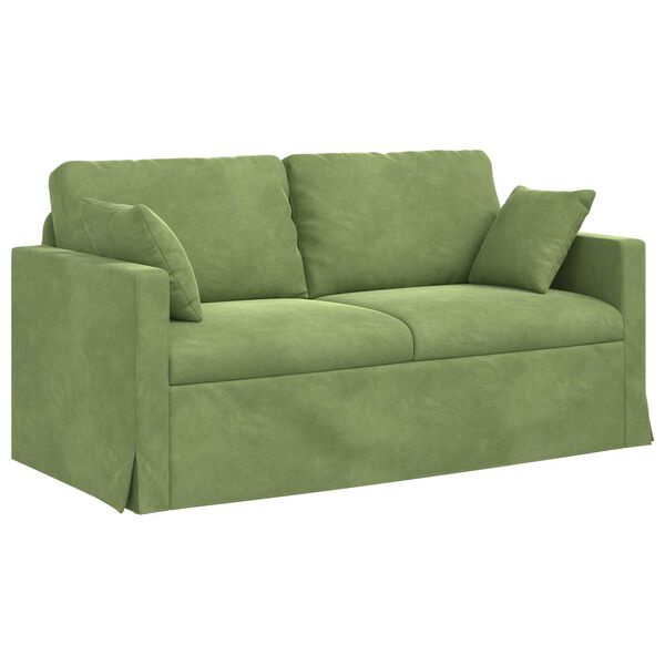 vidaXL Sofa &Scaron;viesiai žalia Bendri matmenys: 158 x 78 cm (P X G x A)