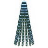 vidaXL LED Kalėdų medis 150 cm 240 LED Mėlyna Plienas Žalia