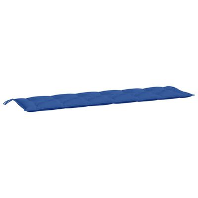 vidaXL Sodo suoliuko pagalvėlė, karališka mėlyna, 200x50x7cm, audinys