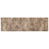 vidaXL Virtuvės kilimas Rudas betonas 300 x 60 cm 100% poliamidas