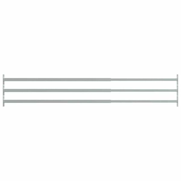 vidaXL Reguliuojami apsauginiai strypai langams, 3vnt., 710-1200mm