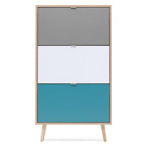 Finori Batų spintelė C-uba 42, sonoma ąžuolo ir trispalvė