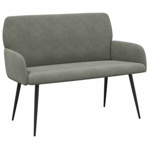 vidaXL Dvivietė sofa su metalinėmis kojelėmis 2 vietos &Scaron;viesiai pilka