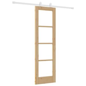 vidaXL Slankios durys ORKDAL Natūrali 61 x 198,5 cm
