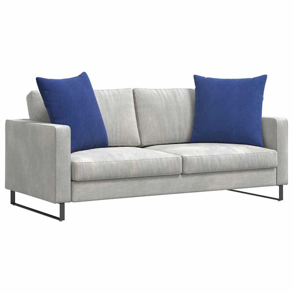 vidaXL Sofa Pagalvės 2 pcs Policijos mėlyna 80 x 80 cm