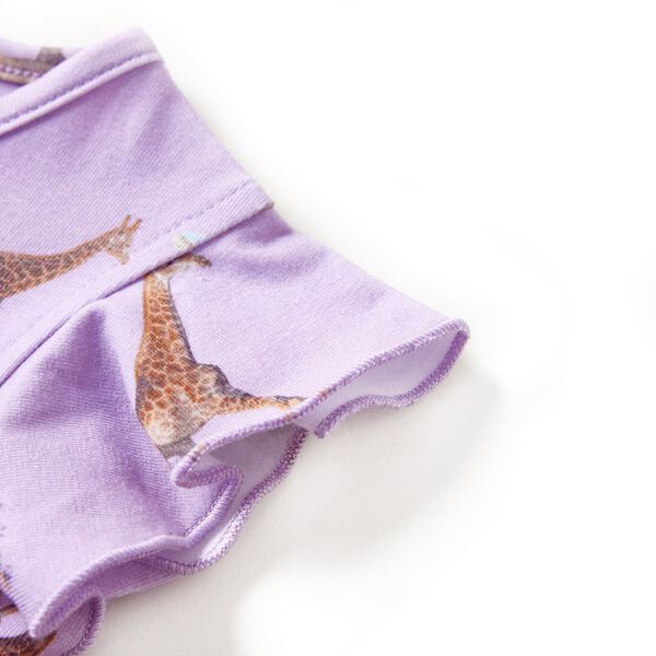 Vaiki&scaron;ka suknelė su rankovėmis su raukiniais/sutraukiama juostele