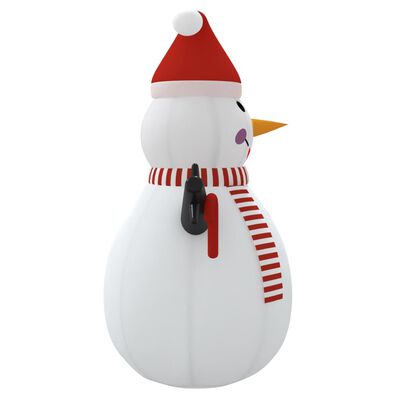vidaXL Pripučiamas sniego senis su LED lemputėmis, 250cm