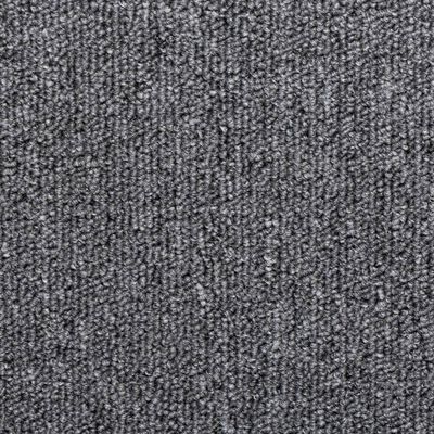 vidaXL Laiptų kilimėliai, 15vnt., tamsiai pilkos spalvos, 65x21x4 cm