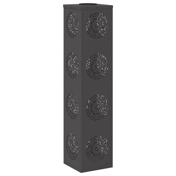 vidaXL Saulės LED &scaron;aligatvio &scaron;viesa 2 pcs Juoda