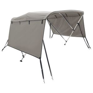 vidaXL Bimini vir&scaron;aus stogelis su sienomis, 183x(137-152)x137cm