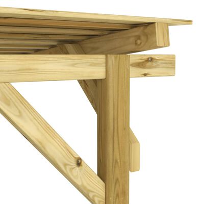 vidaXL Stoginė, impregnuota pušies mediena, 180x180x189cm