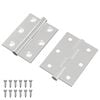 vidaXL Vyrius 2 vnt. Sidabrinė 50 x 38 x 1,3 mm Plienas