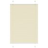 vidaXL Plisuotas Blind Cream 95x150 cm Audinio plotis 94,4 cm