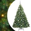 vidaXL Dirbtinė Kalėdų eglutė su 300 LED Žalia 180 cm PE ir PVC