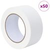 vidaXL Dažytojo maskavimo juostos 50 pcs Balta 50mm x 50m Popierius