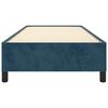vidaXL Lovos rėmas be čiužinio tamsiai mėlynas 90x200 cm aksomas