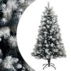 vidaXL Dirbtinė Sulankstoma Kalėdų Eglutė 120 cm PVC ir metalas