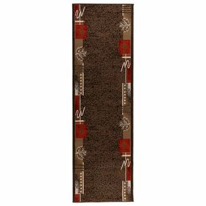vidaXL Bėgimo kilimėlis FLORNES Austas Ruda PP 7 mm