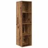 vidaXL TV spintelių komplektas 37 x 37 x 142,5 cm Senovinis medis