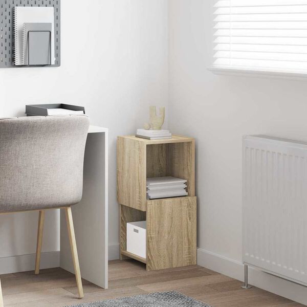 vidaXL Kampinė spintelė Sonoma ąžuolas 30,5x30x65cm Apdirbta mediena