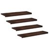 vidaXL Laiptų pakopos 4 vnt. 100 x 30 x 2 cm Tamsiai rudas