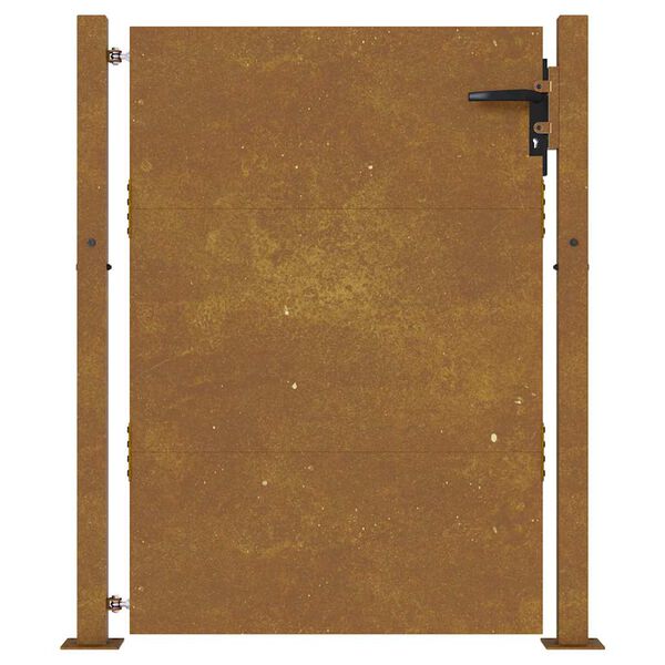 vidaXL Sodo vartai, 100x150 cm, Corten plienas