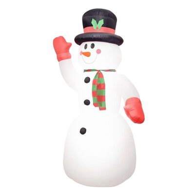vidaXL Pripučiamas sniego senis, kalėdinė dekoracija, LED IP44, 300cm