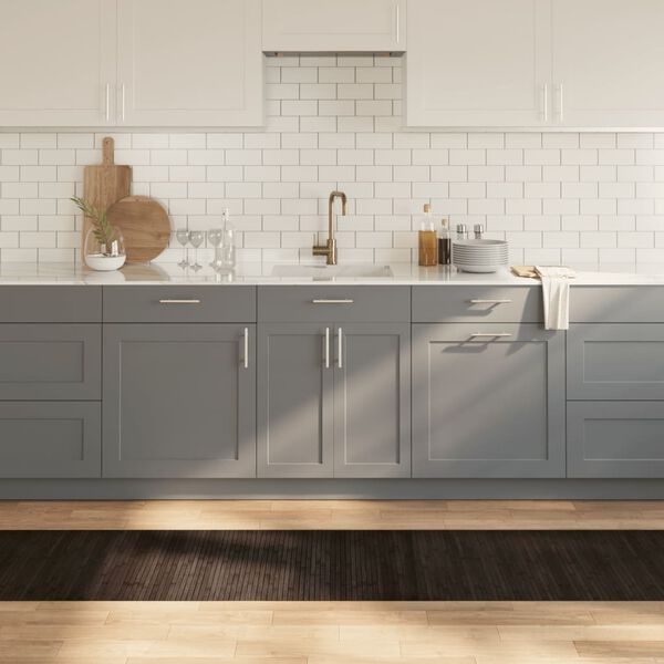 vidaXL Kilimas, tamsiai rudas, 60x300cm, bambukas, stačiakampis