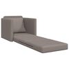 vidaXL Grindų sofa-lova, 2-1, taupe spalvos, 112x174x55cm, audinys