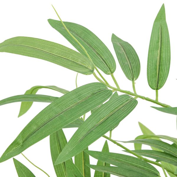vidaXL Dirbtinis bambukas, žalios spalvos, 120cm, 384 lapai