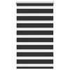 vidaXL Zebra žaliuzė, 90,9x150 cm, audinys, plotis 86,7 cm, juodos spalvos