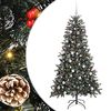 vidaXL Dirbtinė Kalėdų eglutė Žalia 180 cm PVC, plastikas ir plienas