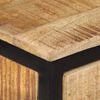vidaXL Konsolinis staliukas, 70x35x70cm, neapdorota mango mediena