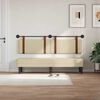 vidaXL Kabantysis galvūgalis Kreminė 170 x 55 x 5 cm Antikinis PU