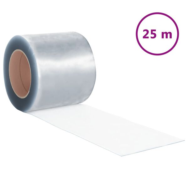vidaXL Juostų užuolaidai ritinys, PVC, 1,6x200mm, 25m