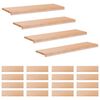 vidaXL Laiptų pakopos 20 vnt. 90 x 25 x 2 cm Natūrali