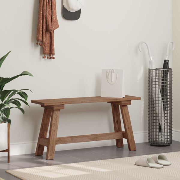 vidaXL suoliukas Natūrali 93 x 26 x 45 cm Mahogany Medis