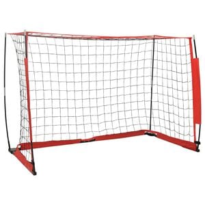 vidaXL Futbolo vartai, 184x91x124,5cm, plienas
