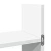 vidaXL Sieninė spintelė, baltos spalvos, 100x18x40cm, apdirbta mediena