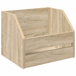 vidaXL Vinilo albumų dėžė Sonoma ąžuolas 38 x 30 x 29 cm