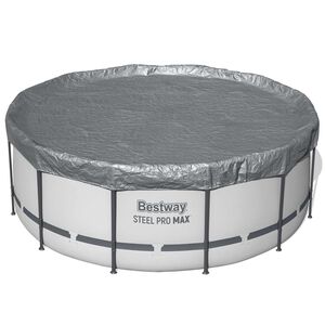 Bestway Baseino dangtis &Oslash;3,66 m Apvali Poliesteris Pilka