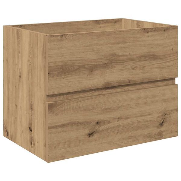 vidaXL kriauklės spintelė su įmontuotu kriaukle ir maišytuvu