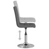 vidaXL Baro taburetė, &scaron;viesiai pilkos spalvos, audinys (335687)