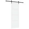 vidaXL Slankios durys ORKDAL Balta ir juoda 83 x 232 cm