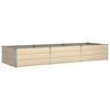 vidaXL Lovelis Ivory 290 x 100 x 45 cm Galvanizuotas plienas