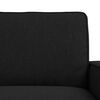 vidaXL Sofa 2 pcs Juoda 182 x 80 x 82 cm audinys