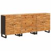 vidaXL Kabalas 3 vnt. 60 x 33 x 75 cm Kietas mango medis Ruda