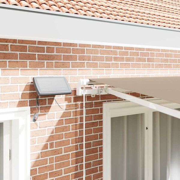 vidaXL I&scaron;traukiama markizė Smėlio 350 x 250 cm Audinys ir plienas