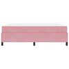 vidaXL Lovos rėmas su čiužiniu Rožinė 180 x 200 cm audinys